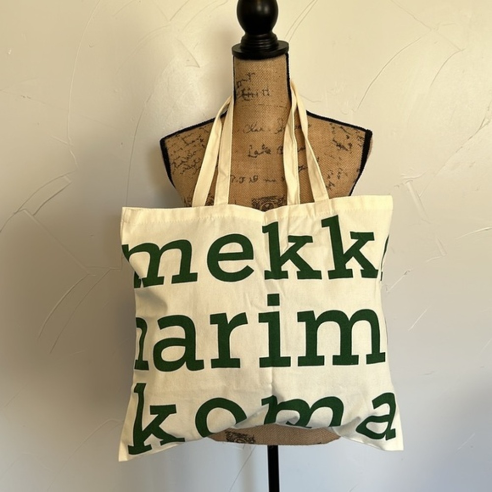 Marimekko Monogram Print Canvas Tote LAST ONE